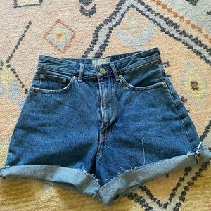 Everlane high rise shorts